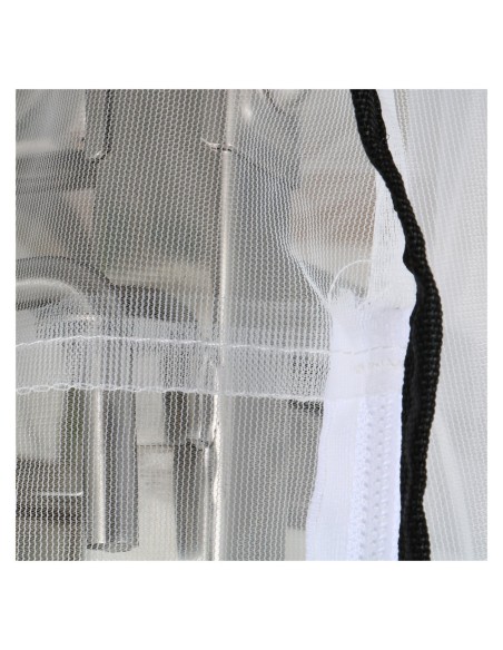 Cover with 2 zippers for Stalwart DA-Trolley RT1115 Plastic | Stalwart DA-RT1115C