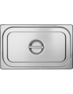 Stainless steel Gastronorm Container Lid GN2/1 | Stalwart DA-821L