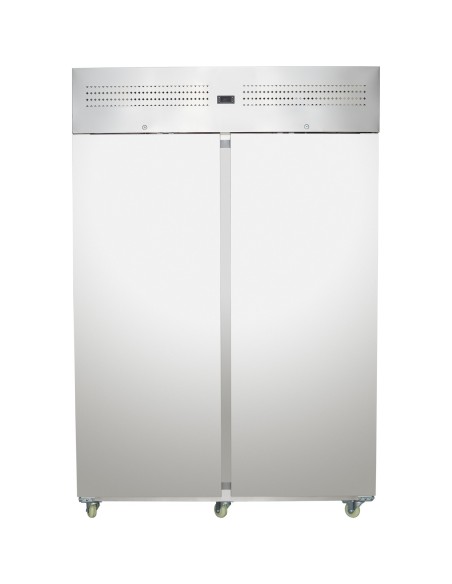 Commercial Upright Refrigerator 1400L Double Door Stainless Steel Cabinet 1380x855x2090mm | Stalwart DA-NORD28