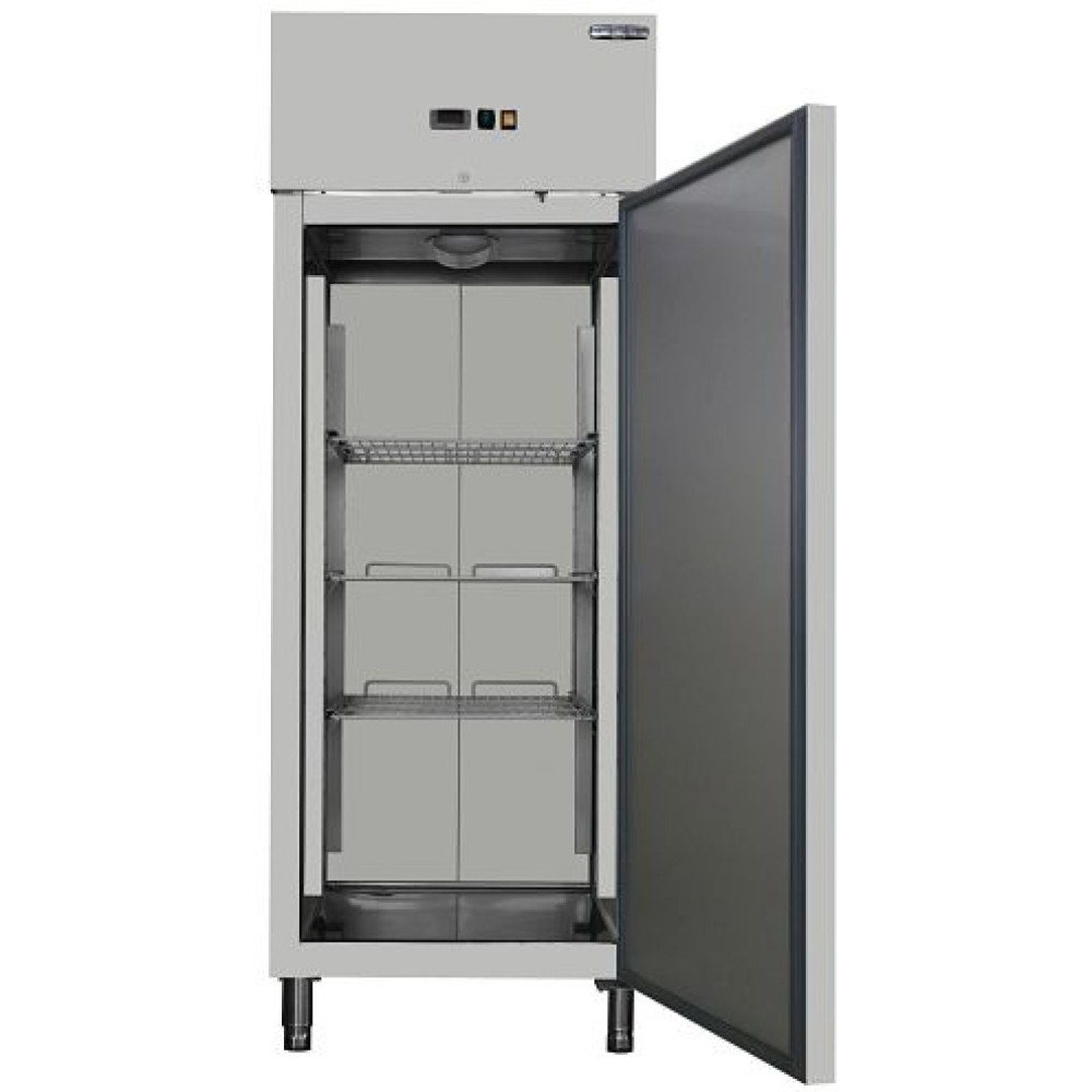 Commercial Refrigerator Stainless Steel Upright Cabinet 450L 3 Shelves Single Door Static Cooling | Stalwart DA-THL400TN
