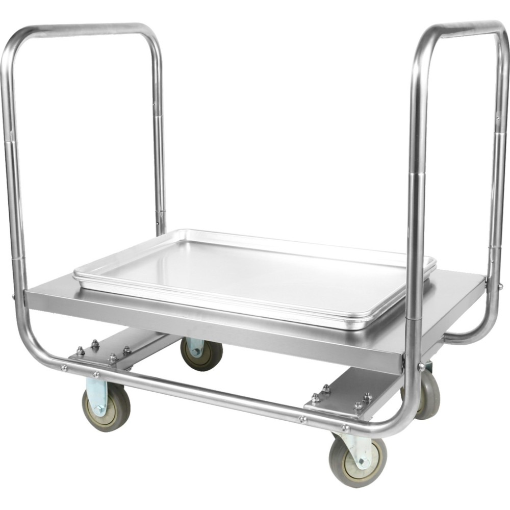 Commercial Dough Box Service Trolley Stainless Steel 1000x600x750mm | Stalwart DA-WHDT10060