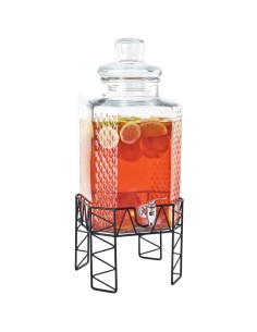 Glass Juice Dispenser 10 litres with Stand | Stalwart DA-LT002