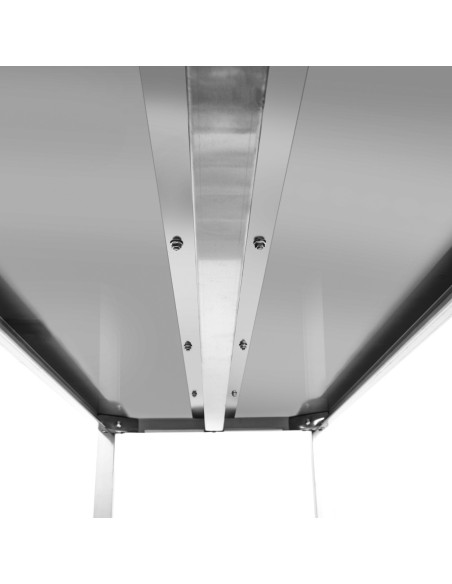 Commercial Shelving Unit 4 Tier Stainless Steel 1000x400x1500mm | Stalwart DA-SSB10040