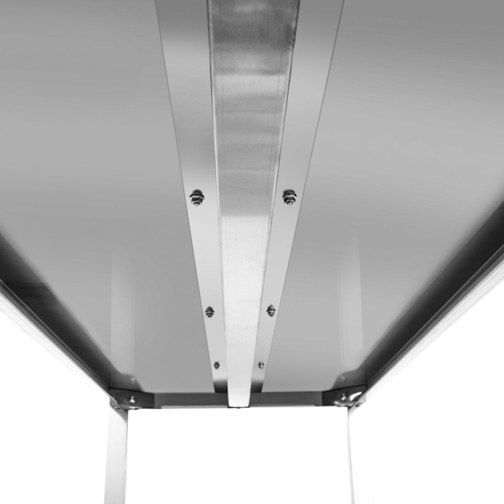 Commercial Shelving Unit 4 Tier Stainless Steel 1200x500x1500mm | Stalwart DA-SSB12050