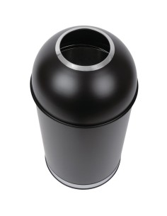 Commercial Open-Top Waste Bin 50 Litres Black | Stalwart DA-JY981050LBLACK 2