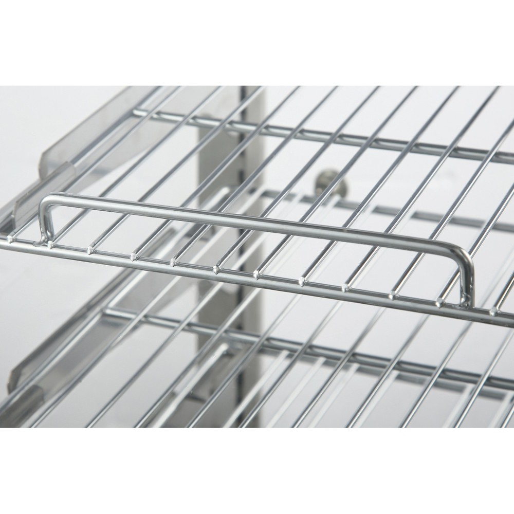 Commercial Hot Display Food Warmer Countertop 3 Shelves 900x455x580mm | Stalwart DA-HW863
