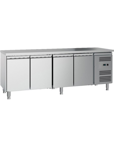 Commercial Refrigerated Counter 4 Doors 2000x700x650mm | Stalwart DA-GXX620