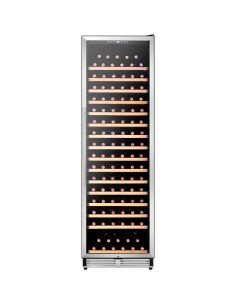 Commercial Wine Cooler 16 Shelves 457 Litres 185 Bottles Single Temperature Zone Compressor Cooling 598x685x1957mm Stainless Ste 2