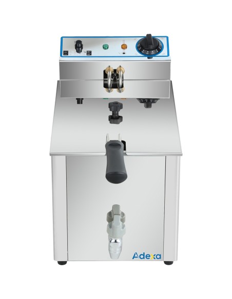 Commercial Electric Deep Fryer Countertop Single Tank 8 Litres 265x450x360mm | Stalwart DA-AFR002