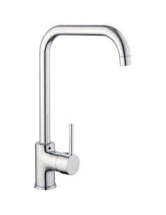 Basin Mixer Tap with Stainless Steel Spout Single Lever Chrome | DA-70000058