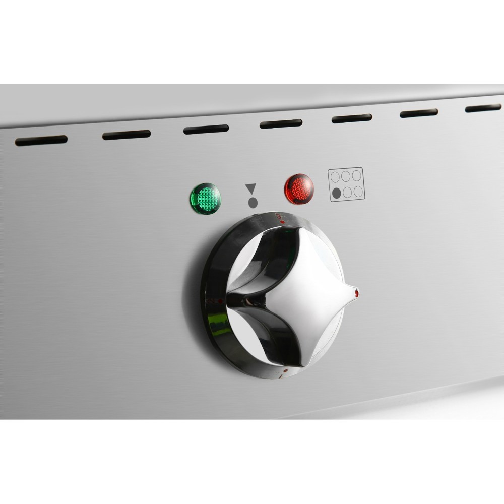 Commercial Electric Cooker 6 Burners (6x2000W) with Electric Oven (4800W) 1050x700x920xmm 380V | Stalwart DA-HRQ762A