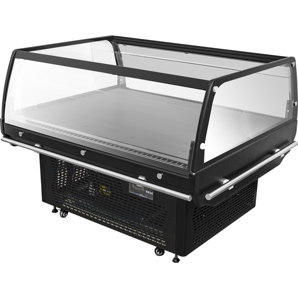 Refrigerated Promotion Display Cabinet 230 Litres Ventilated Cooling 1360x1095x960mm | Stalwart DA-BLUEL234