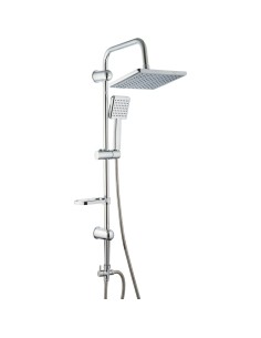 Shower Column with Hand Attachment and Soap Dish Chrome | DA-029