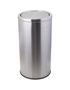 Commercial Swing Lid Waste Bin 70 Litres Satin | Stalwart DA-JY940070LSATIN