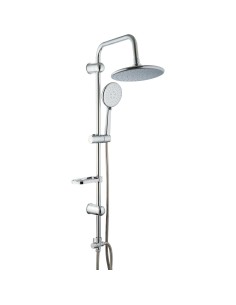 Shower Column with Hand Attachment and Soap Dish Chrome | DA-033