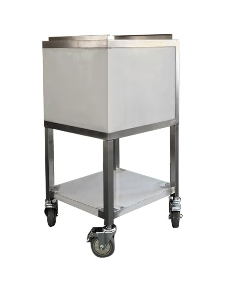 Mobile Ice Station 50L Stainless Steel 480x420x850mm Flat Pack | MIBA50L