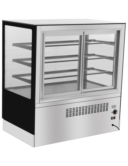 Heated Bakery and Cake Display Unit 3 Shelves 1500mm Width | Stawart DA-ZHN018