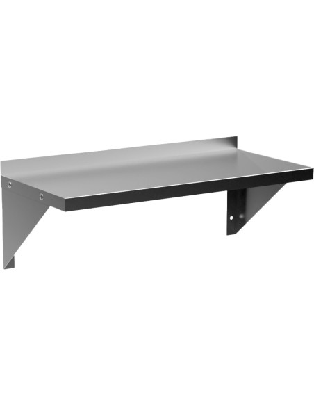 Commercial Wall Shelf Stainless Steel 765x360x240mm | Stalwart DA-WS1430