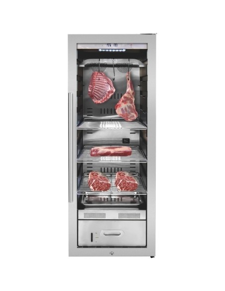Professional Dry Aging Fridge Meat Maturation Cabinet 172L Stainless Steel 490x575x1285mm | Stalwart DA-ZSA200N