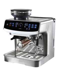 Commercial Semi-Automatic Coffee Machine with Grinder & Touchscreen | Stalwart DA-BDCM602