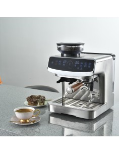 Commercial Semi-Automatic Coffee Machine with Grinder & Touchscreen | Stalwart DA-BDCM602 2