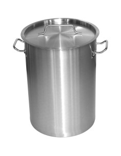 Professional Stainless Steel Dustbin 75 Litres | Stalwart DA-SDB75
