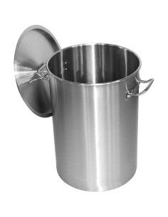 Professional Stainless Steel Dustbin 75 Litres | Stalwart DA-SDB75 2