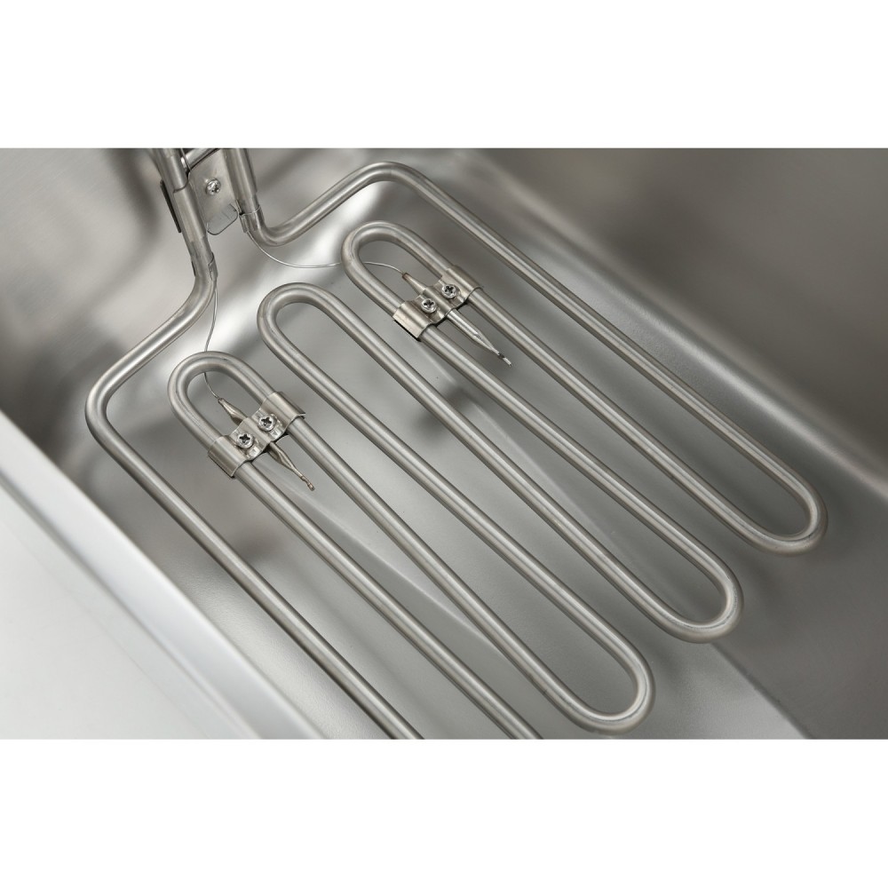 Commercial Electric Deep Fryer Countertop Single Tank 10 Litres 265x490x360mm | Stalwart DA-AFR006