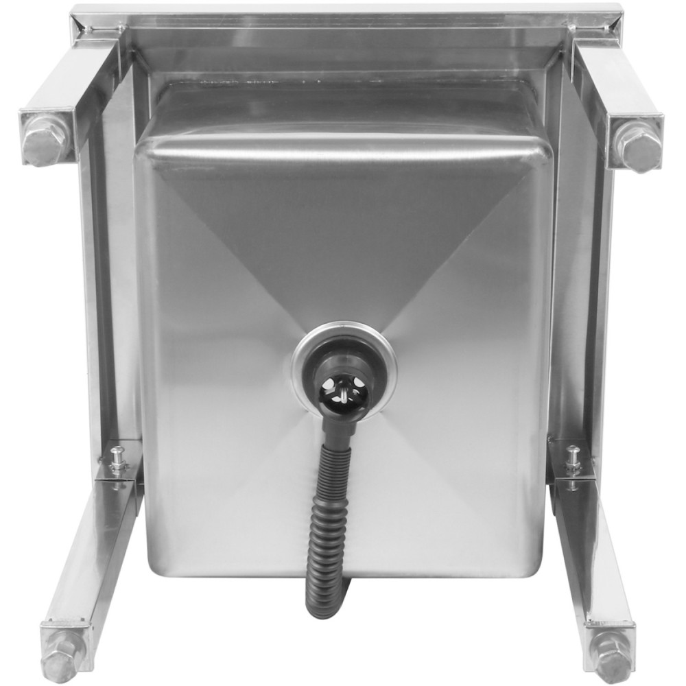 Janitorial Mop Sink Stainless Steel 500x500x550mm | Stalwart DA-MS5050