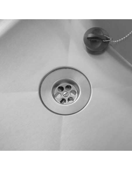 Janitorial Mop Sink Stainless Steel 500x500x550mm | Stalwart DA-MS5050