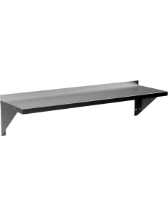 Commercial Wall Shelf Stainless Steel 1220x360x240mm | Stalwart DA-WS1448