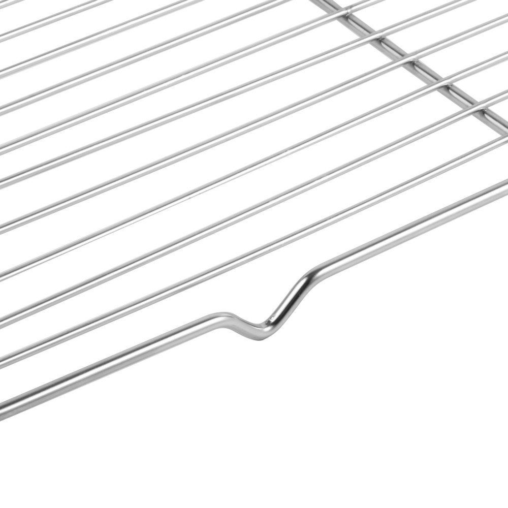Commercial Stainless Steel Cooling Wire Rack for 66x46cm Baking Tray 600x400x15mm | Stalwart DA-CR6646