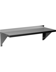 Commercial Wall Shelf Stainless Steel 915x360x240mm | Stalwart DA-WS1436