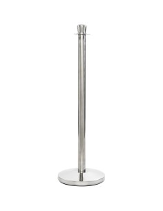 Rope Stanchion with Ball top 320x1000mm Silver | DA-BBP02B