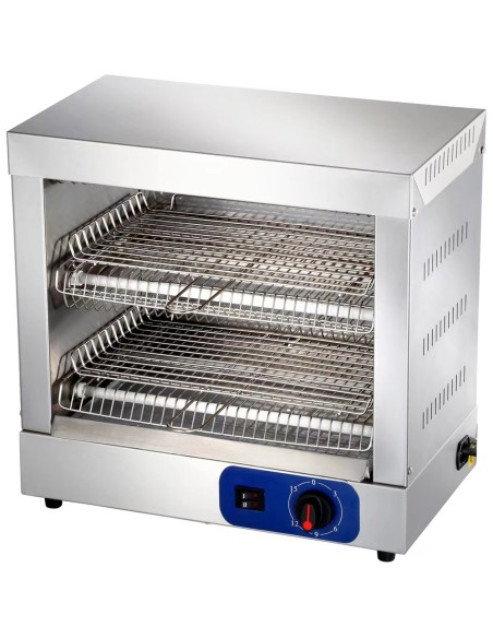 Commercial Quartz Salamander Toaster oven Double 490x260x370mm 3kW | Stalwart DA-MHQ300