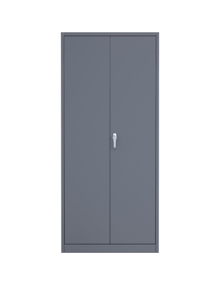 Professional Grey Steel Cabinet 2 Doors 800x400x1800mm | Stalwart DA-SART602