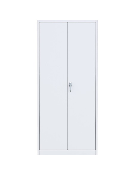 Professional White Steel Cabinet 2 Doors 800x400x1800mm | Stalwart DA-SART604