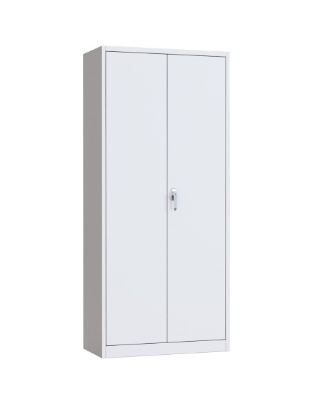 Professional White Steel Cabinet 2 Doors 800x400x1800mm | Stalwart DA-SART604