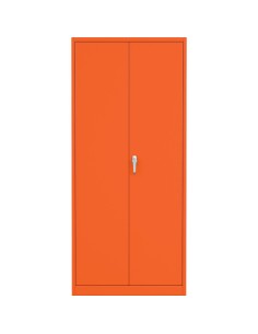 Professional Orange Steel Cabinet 2 Doors 800x400x1800mm | Stalwart DA-SART606