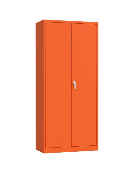 Professional Orange Steel Cabinet 2 Doors 800x400x1800mm | Stalwart DA-SART606