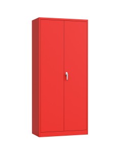 Professional Red Steel Cabinet 2 Doors 800x400x1800mm | Stalwart DA-SART608 2