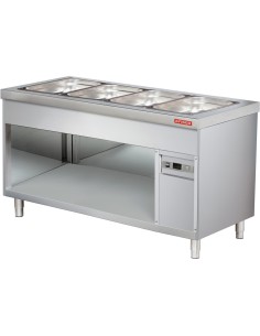 Professional Bain Marie with Open Cupboard 5xGN1/1 | Stalwart DA-BTEB718FN 2