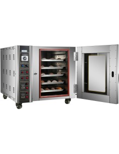Commercial Electric Bakery Convection Combi Oven with Humidity Function and 5 trays 400x600mm | Stalwart DA-HEA5C 2