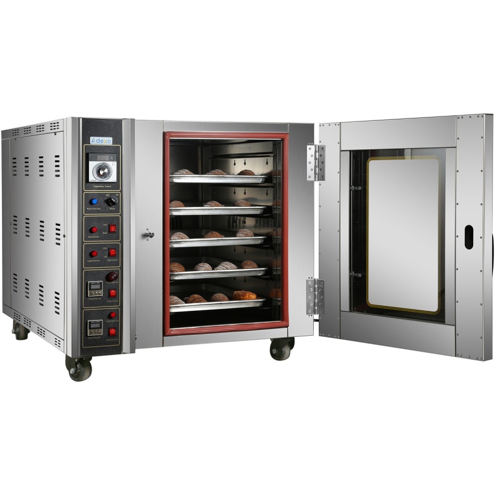 Commercial Electric Bakery Convection Combi Oven with Humidity Function and 5 trays 400x600mm | Stalwart DA-HEA5C