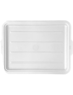Polypropylene Lid for Tote Boxes 560x430x25mm White | Stwalwart DA-JGM620