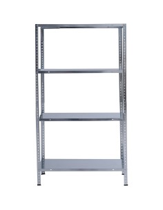 Galvanized Steel Shelving Unit 4-Tier 200kg Capacity (50kg per shelf) 1000x300x1870mm | Stalwart DA-KFT52S 2