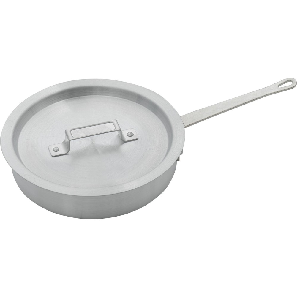 Professional Saute Pan with Lid Aluminium 3 litres | Stalwart DA-ALPAN3