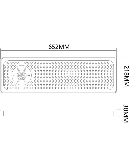 Countertop Stainless Steel Glass Rinser 655×215×30mm | Stwalwart DA-B1210