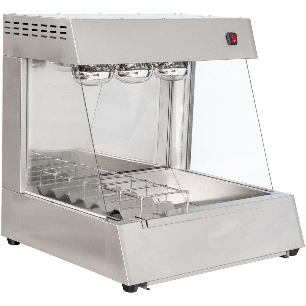 Commercial Electric Chip Scuttle & Warming Station Countertop 700x600x700mm | Stalwart DA-CW560