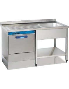 Sink for Dishwashers 1 Bowl Right Bottom Shelf Splashback 1200x700x950mm | Stalwart DA-YLS127SBR1 2